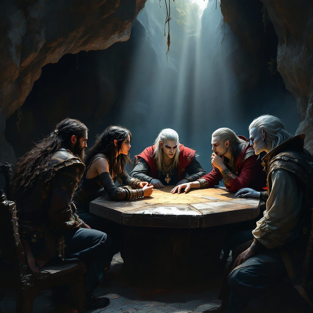 Pirate Conclave Meeting in Floating Island Cave