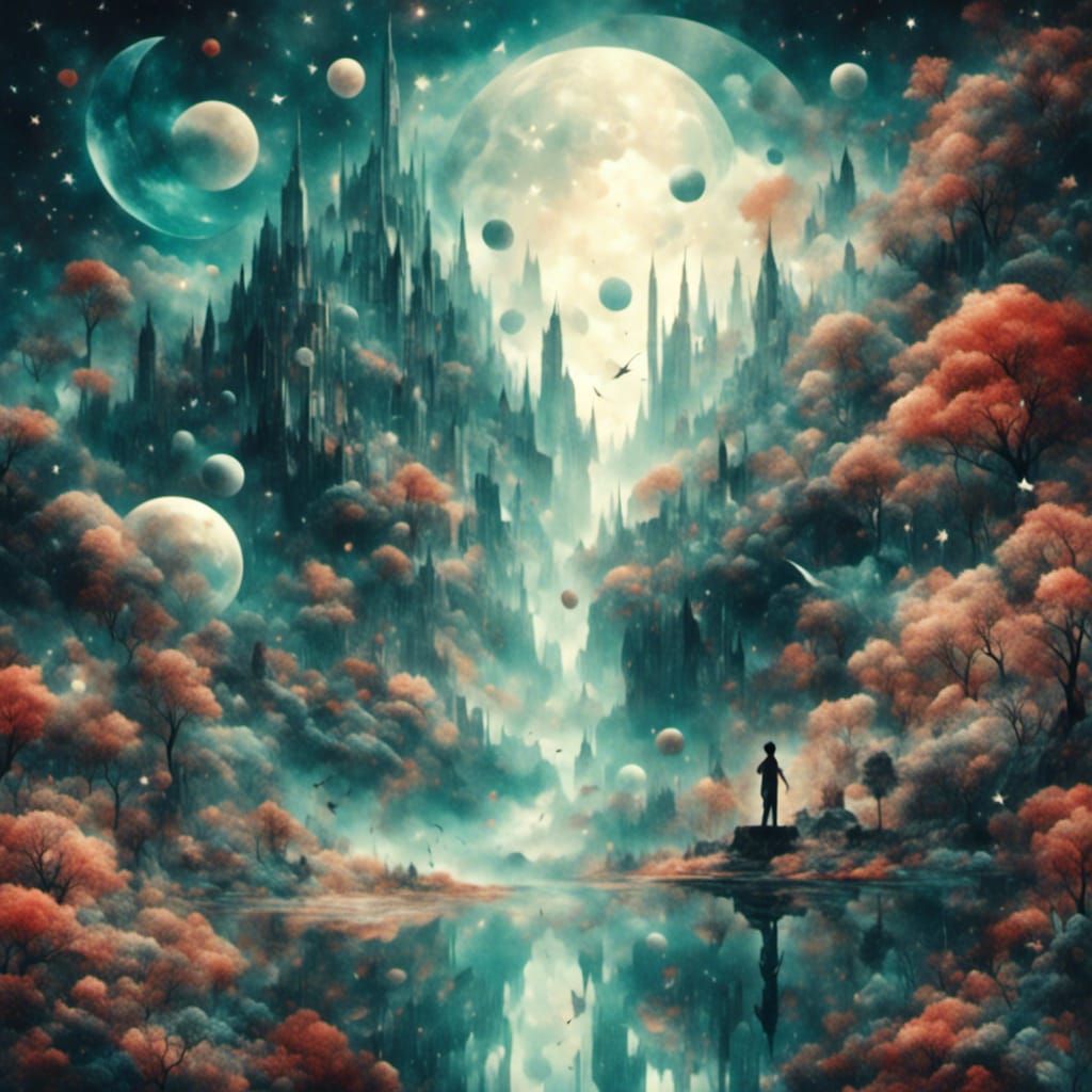 Surreal Dreamscape: An AI Meditation on Identity