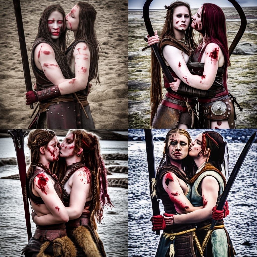 Bloody Kiss: Viking Shieldmaidens in Love