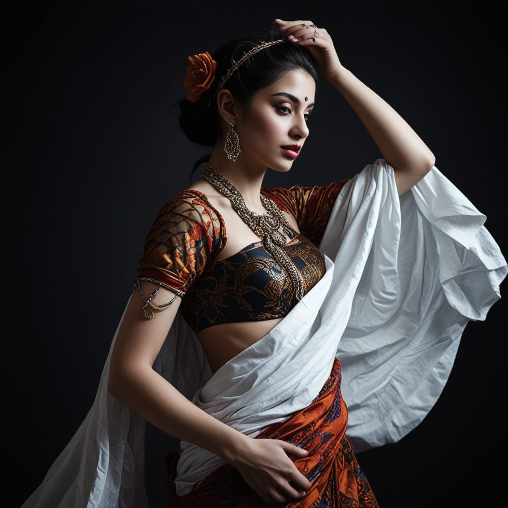 Enchanted Beauty in a Dark Fantasy