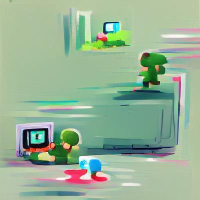 AI Generated Image of a Video Game