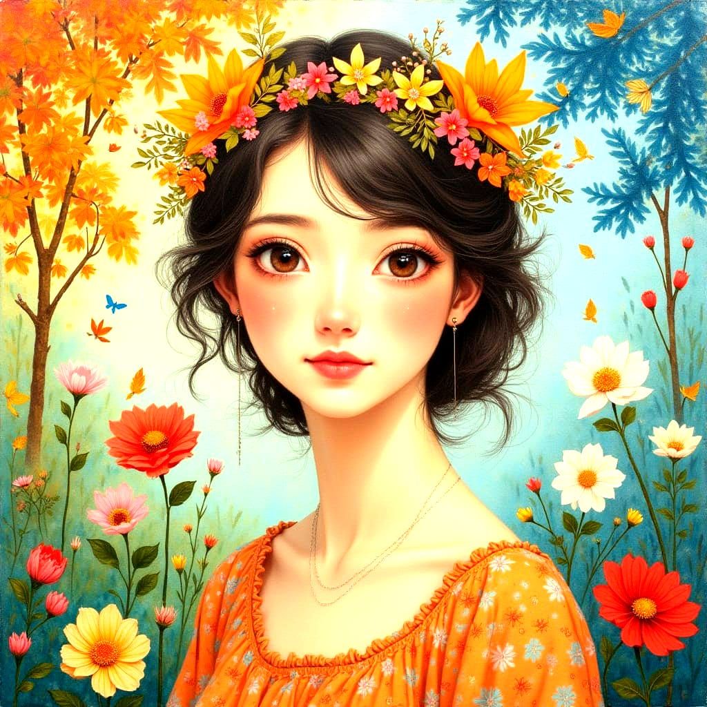 Romantic Whimsy in Seasonal Harmony