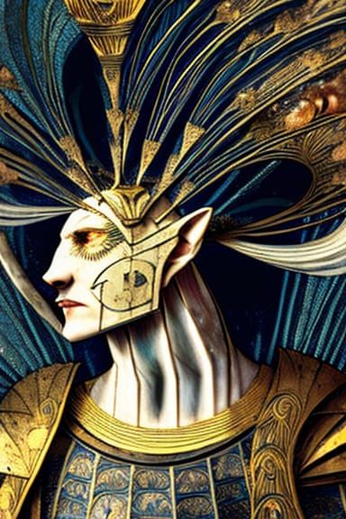 Powerful Son of Zeus in Silver Armor