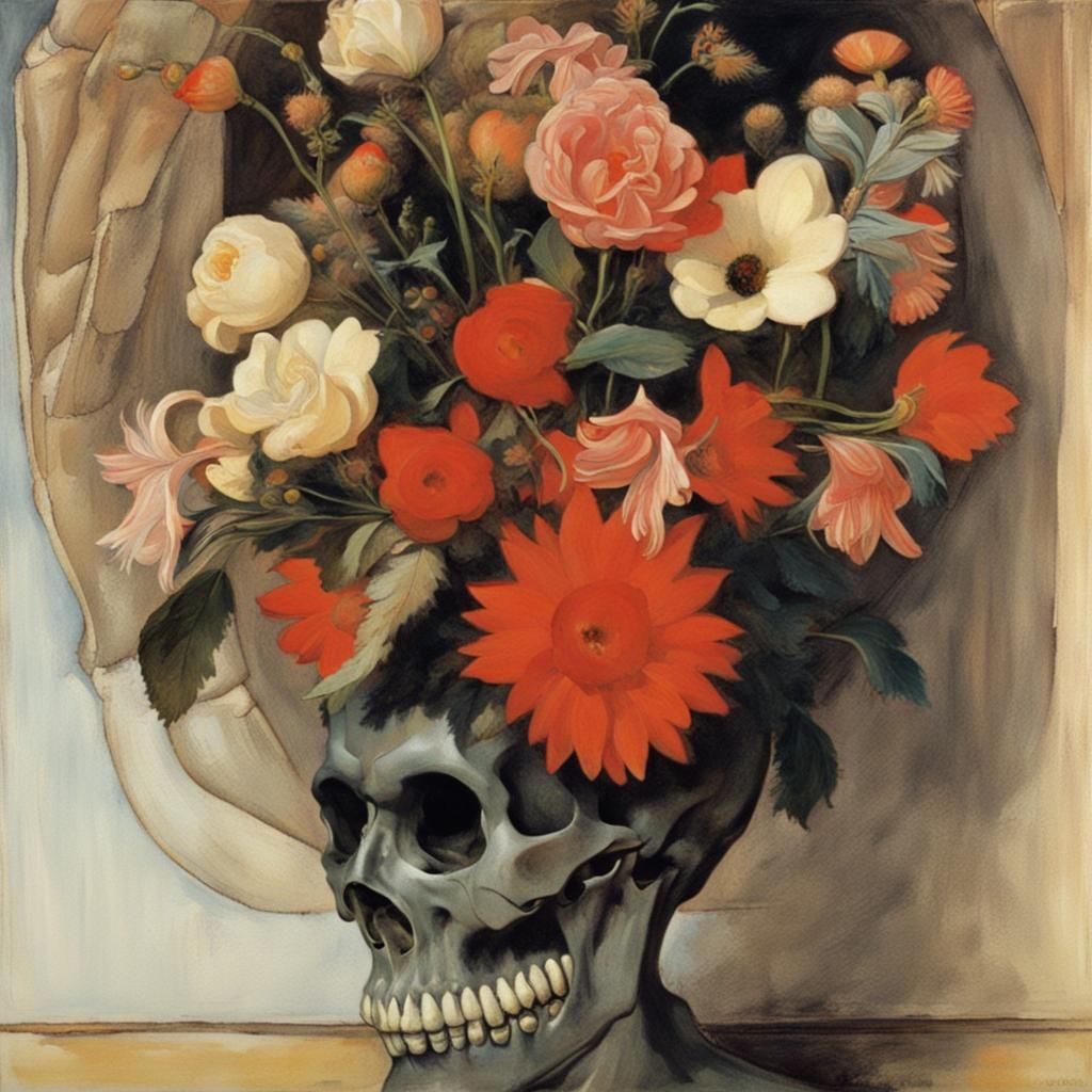 Floral Still Life in Renaissance Style