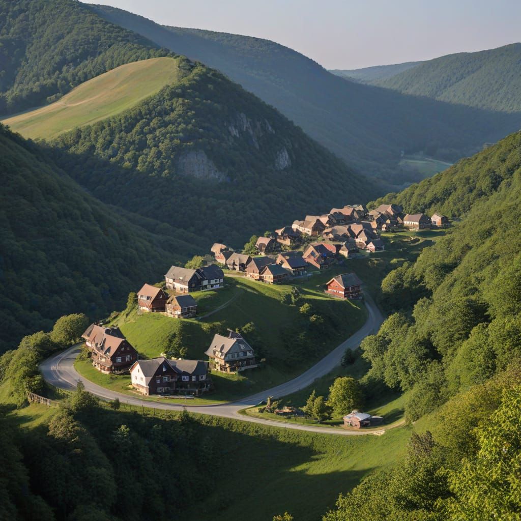 Ridgetop Village: An AI Interpretation