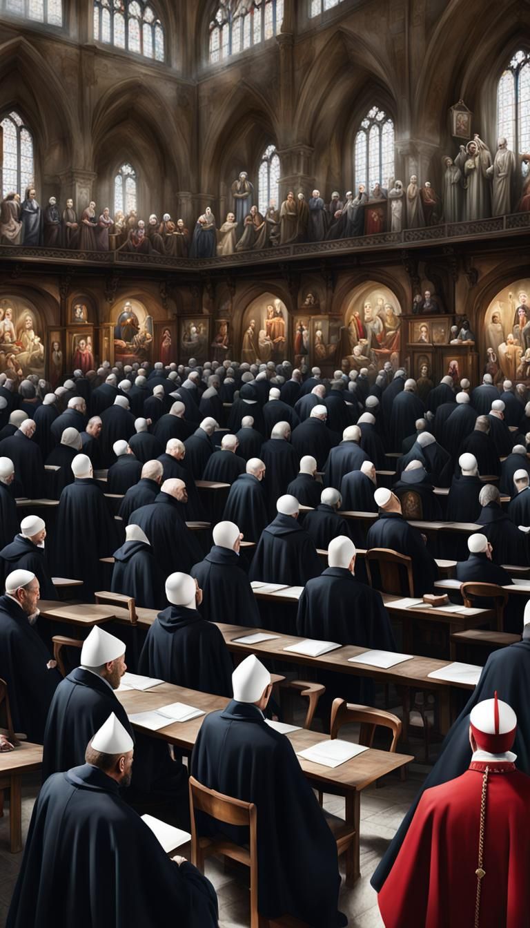 Ecclesiastical Manikins in Disguise: Hyperrealistic Portrait