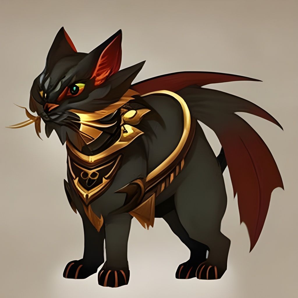 Armored Tabaxi Character from Dungeons and Dragons