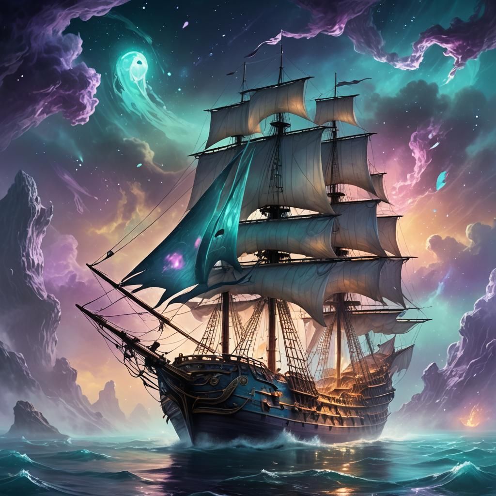 Ghostly Galleon in Ethereal Dreamlight