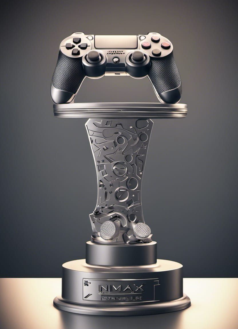 Play Station gaming controller trophy