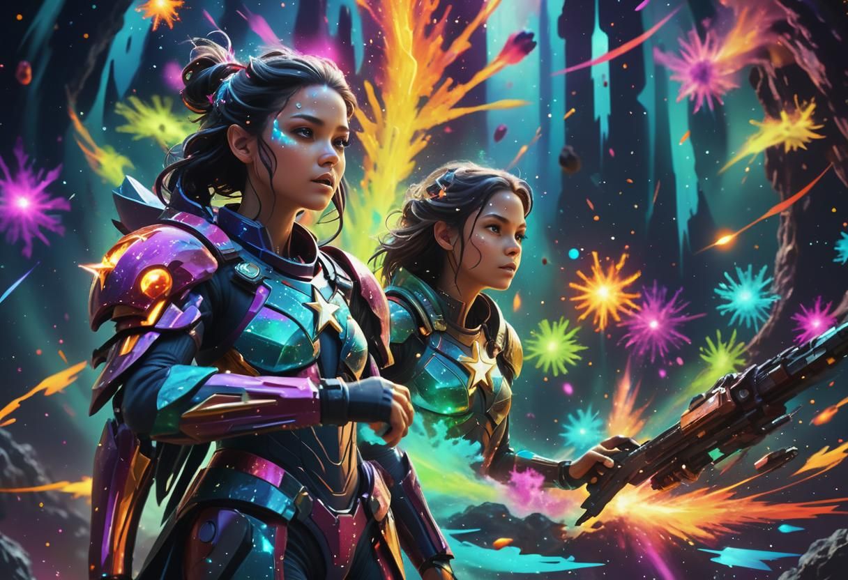 Surreal Astral Explosion in a Plasma Maelstrom