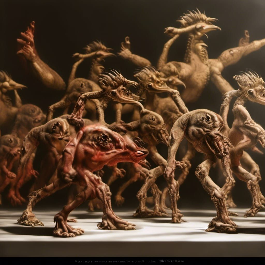 Art History Characters Party: Hyperrealism Photography