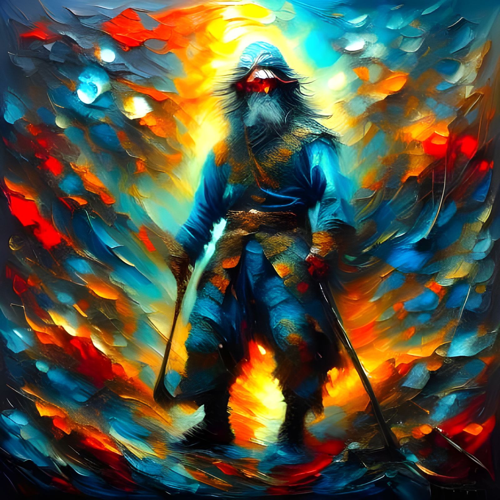 A Shaman crossing over to the Dreamland