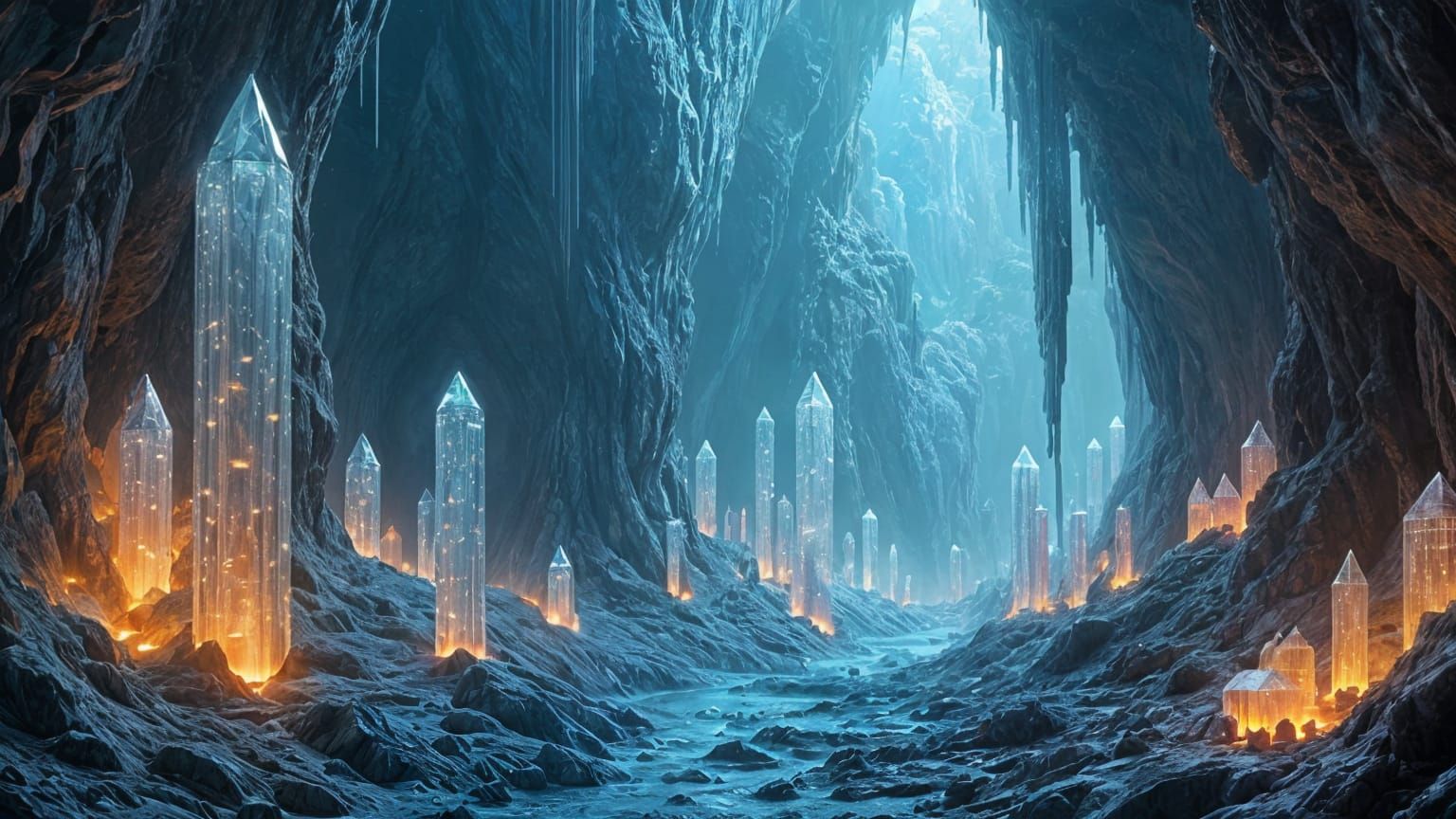 Ancient Crystalline City Rediscovered Deep Within Earth