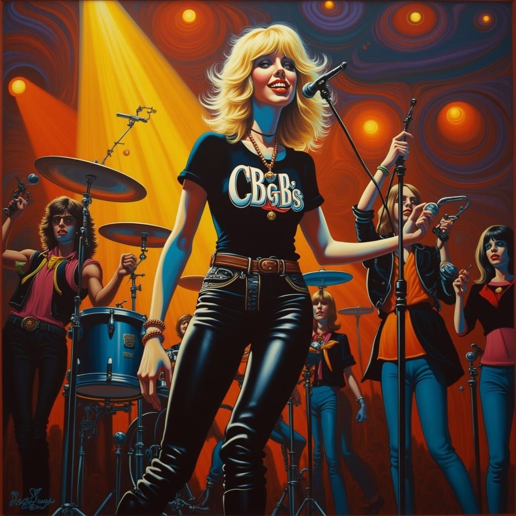 Sultry Punk Rock Icon Debbie Harry Takes Center Stage