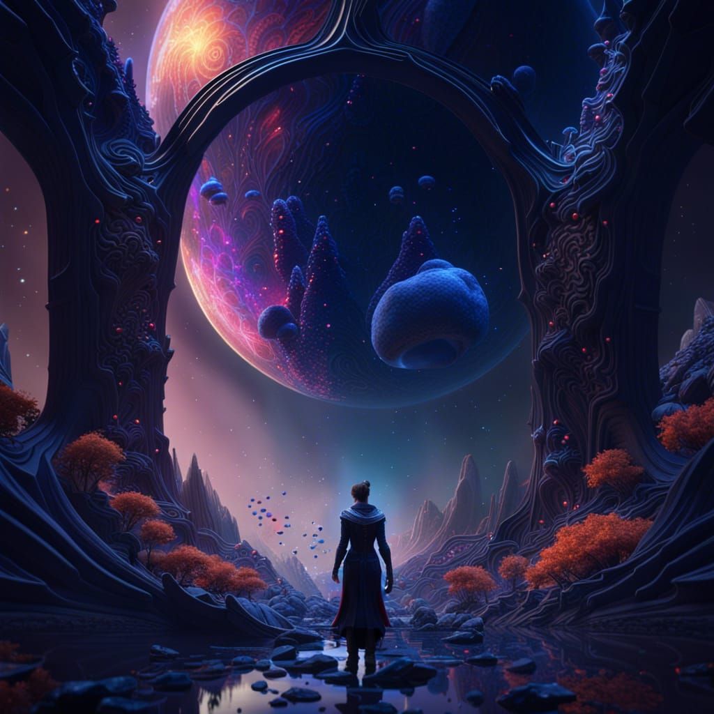 Fantastical Universe Concept Art in Deep Color