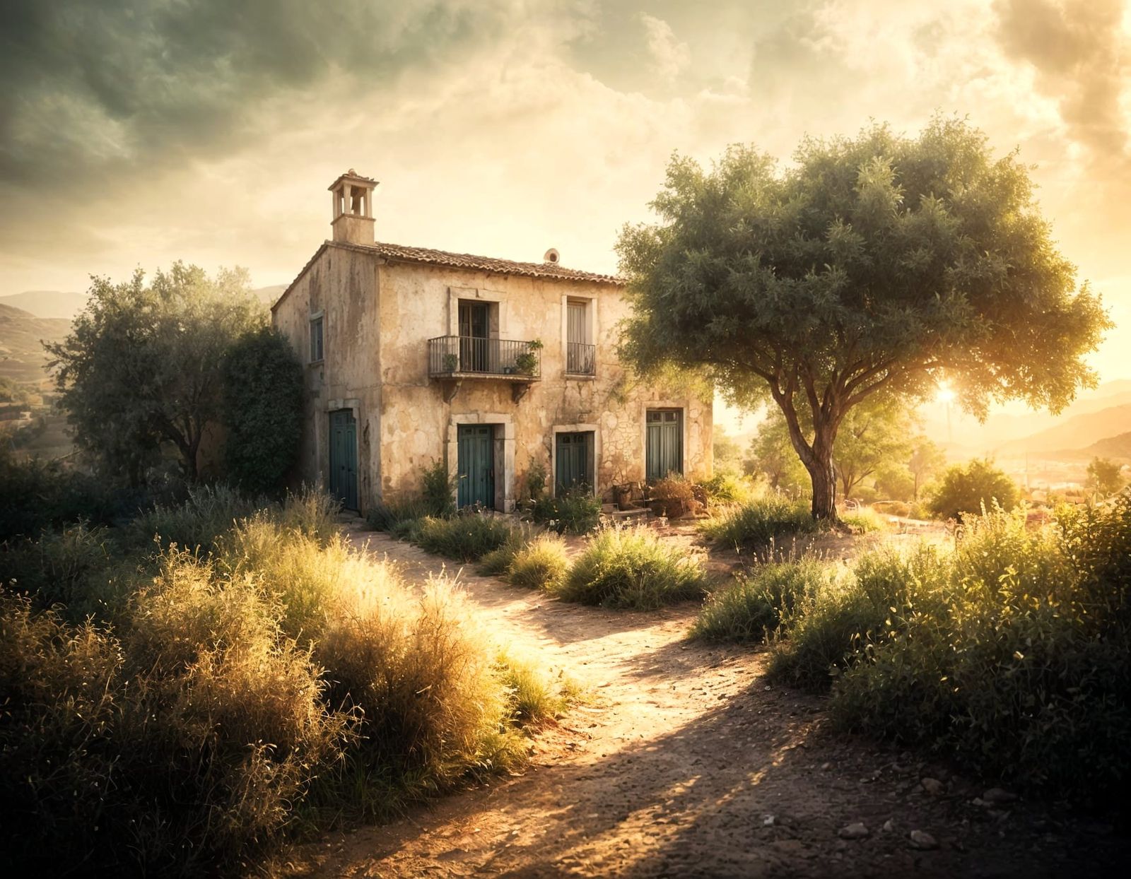 Afternoon in the Stone Hamlet