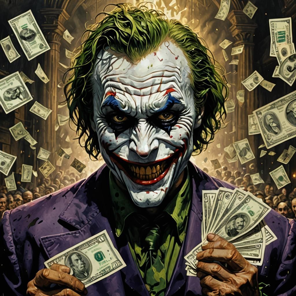 The Joker: A Horror Art Rendition