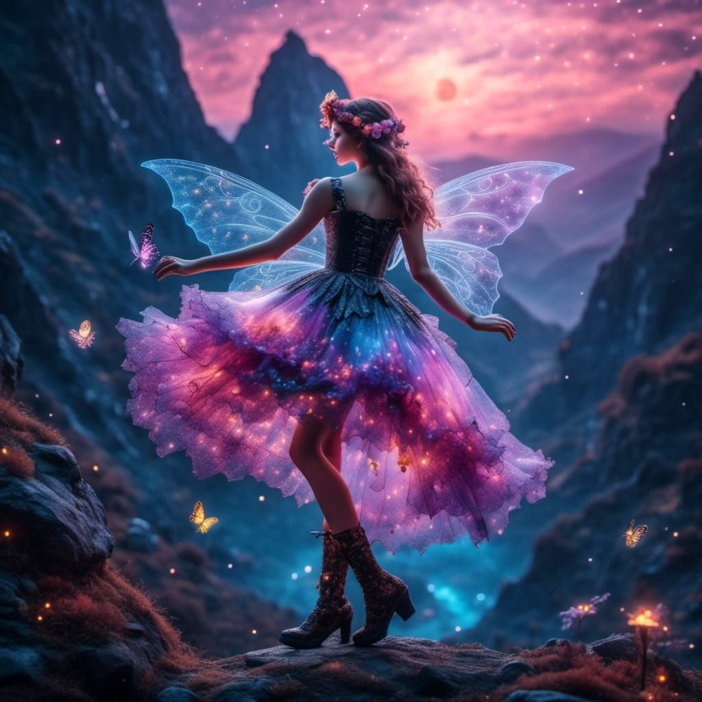 Fairies Wear Boots Dancing with a Dwarf