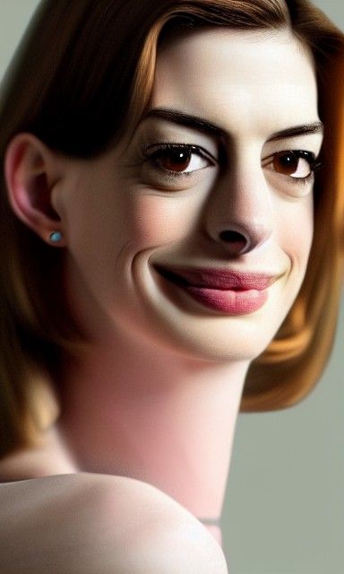 Anne Hathaway Realistic Portrait in 8K Resolution