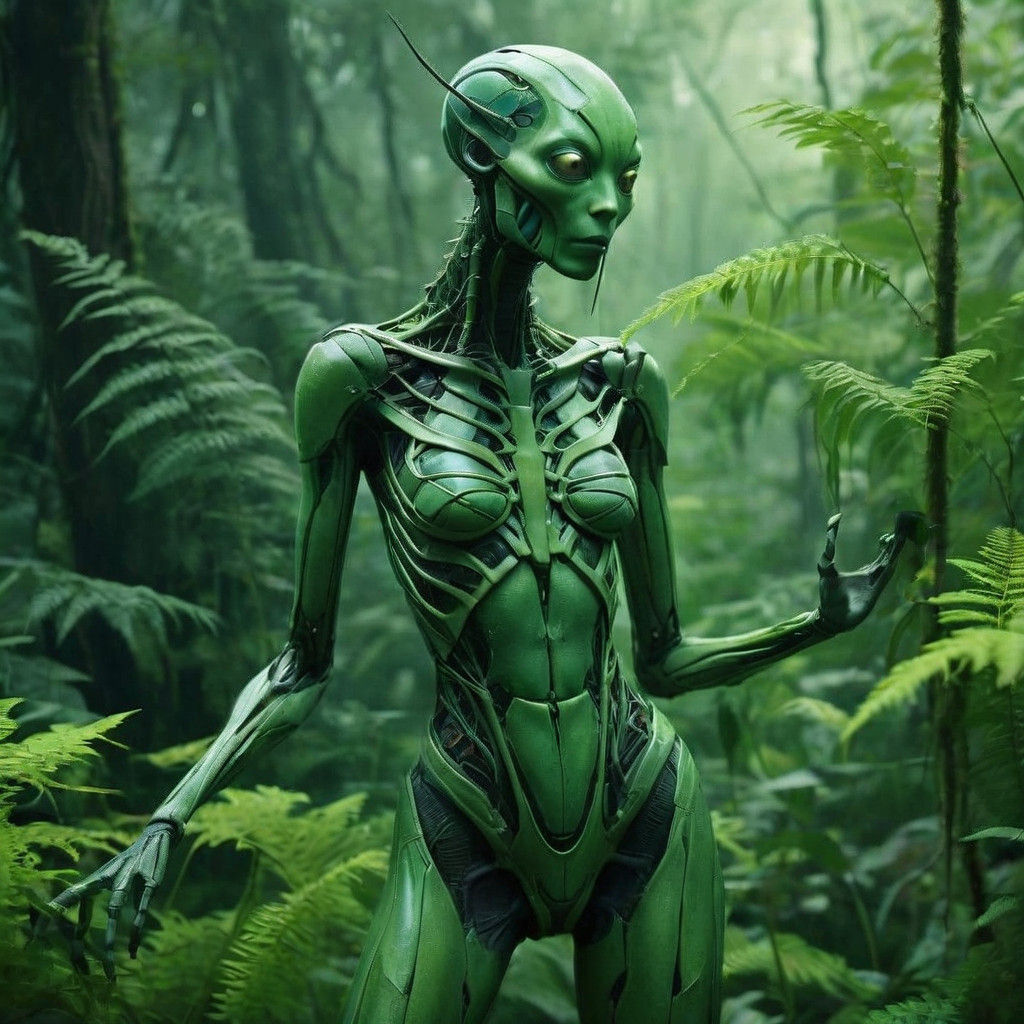 Hyperdetailed Chimera in Natural Surroundings