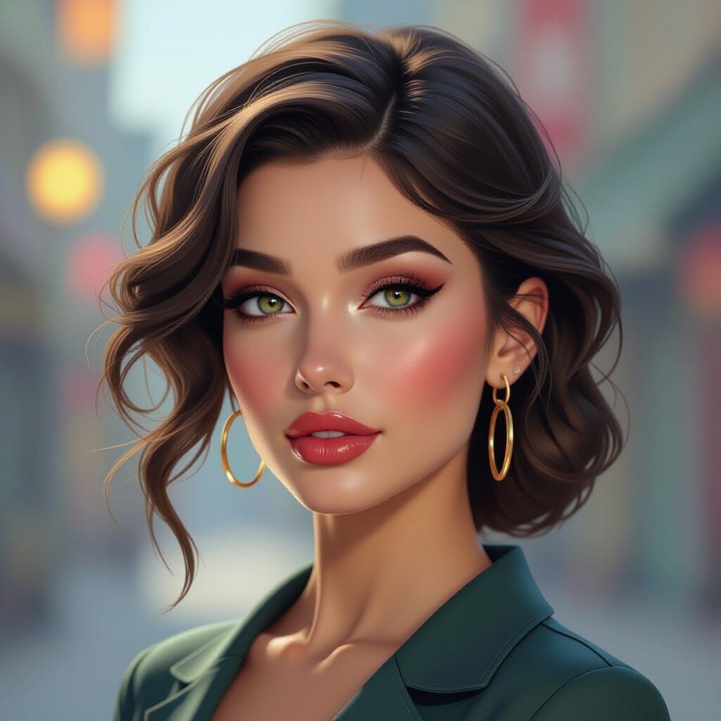 Makeup Artist Portrait: Concept Art by Master Illustrators