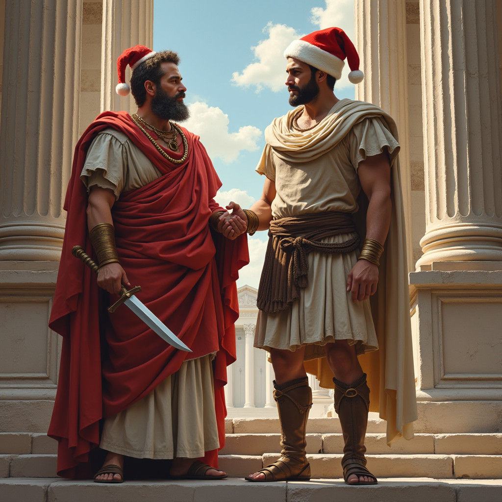 Caesar's Christmas Conspiracy: A Senate Surprise