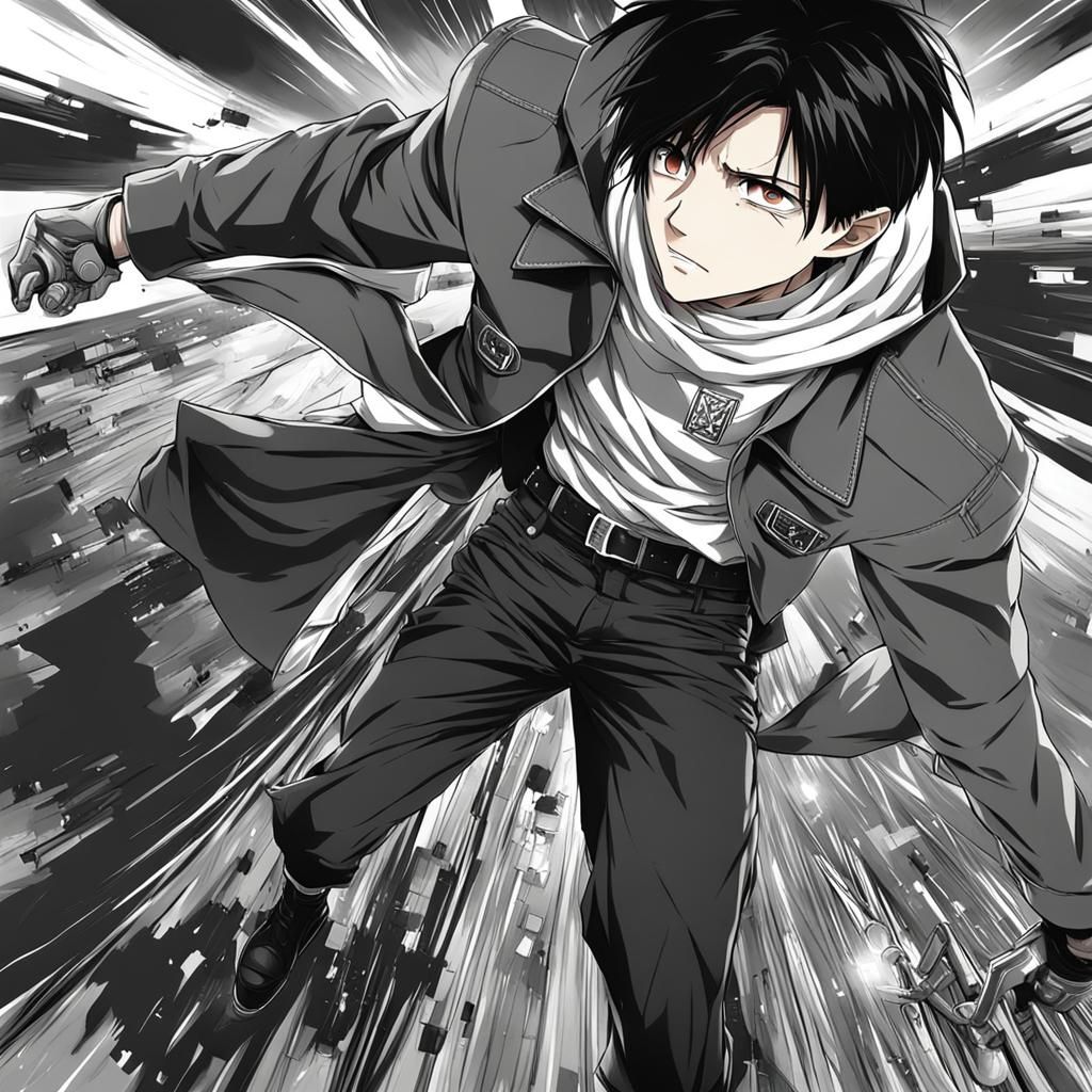 Levi Ackerman Anime Key Visual