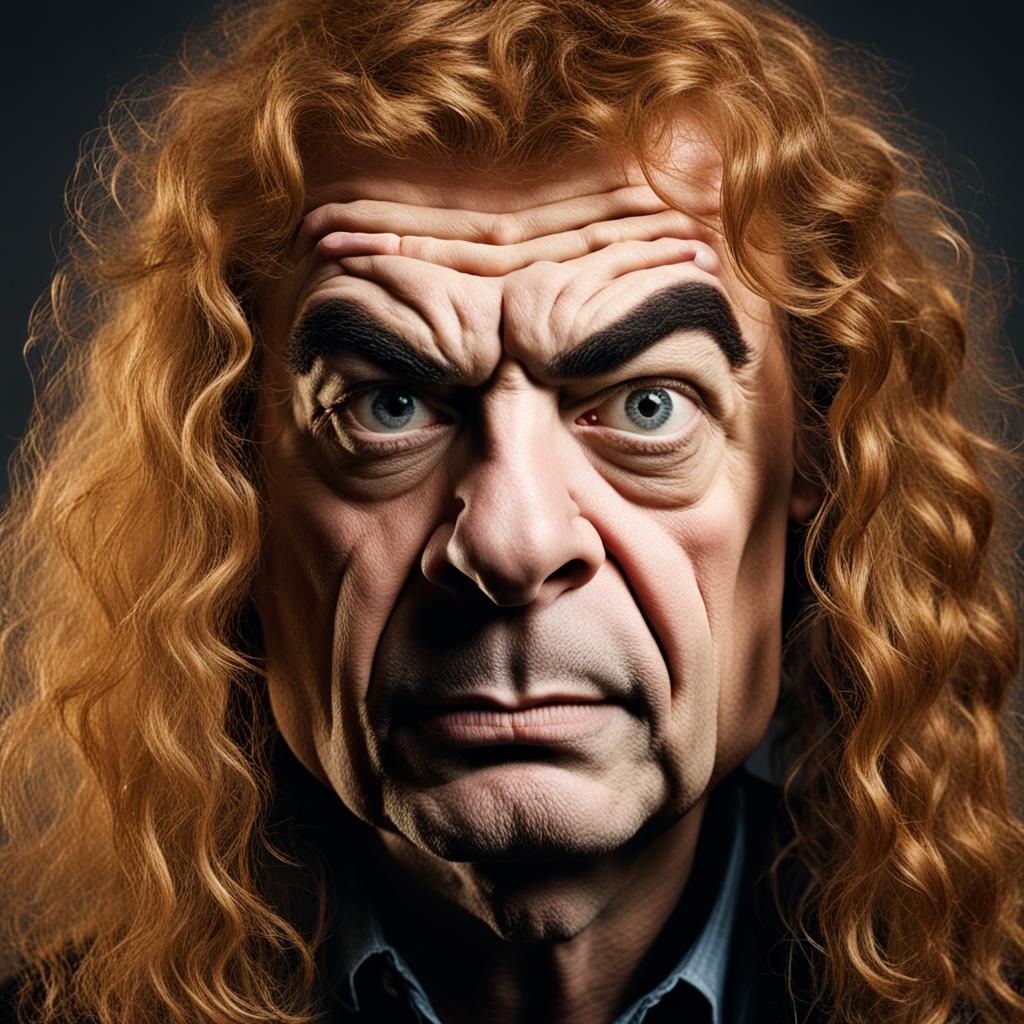 Mr. Bean as Rockstar: Professional Portrait