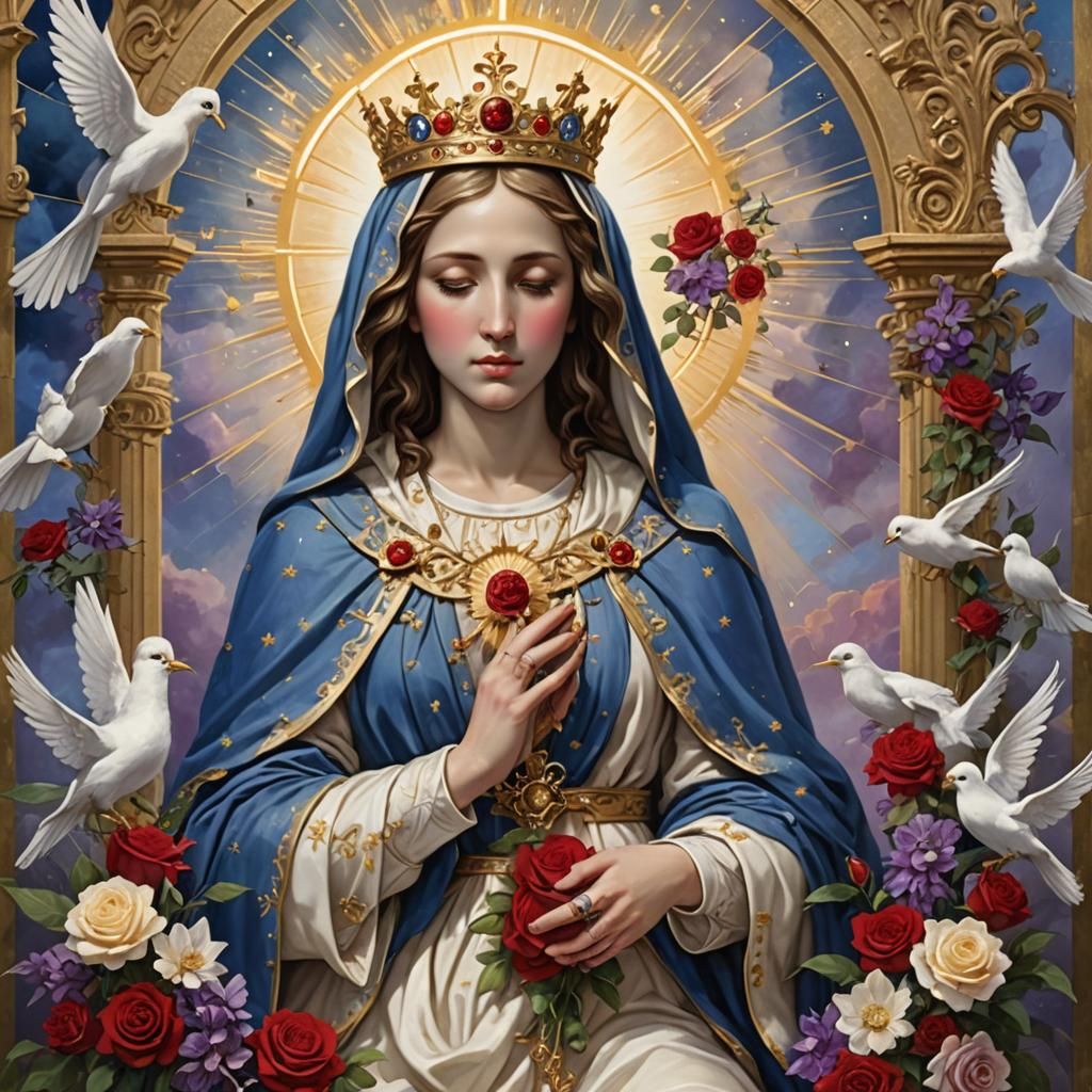 Our Lady of Sorrows at Heaven's Golden Gates