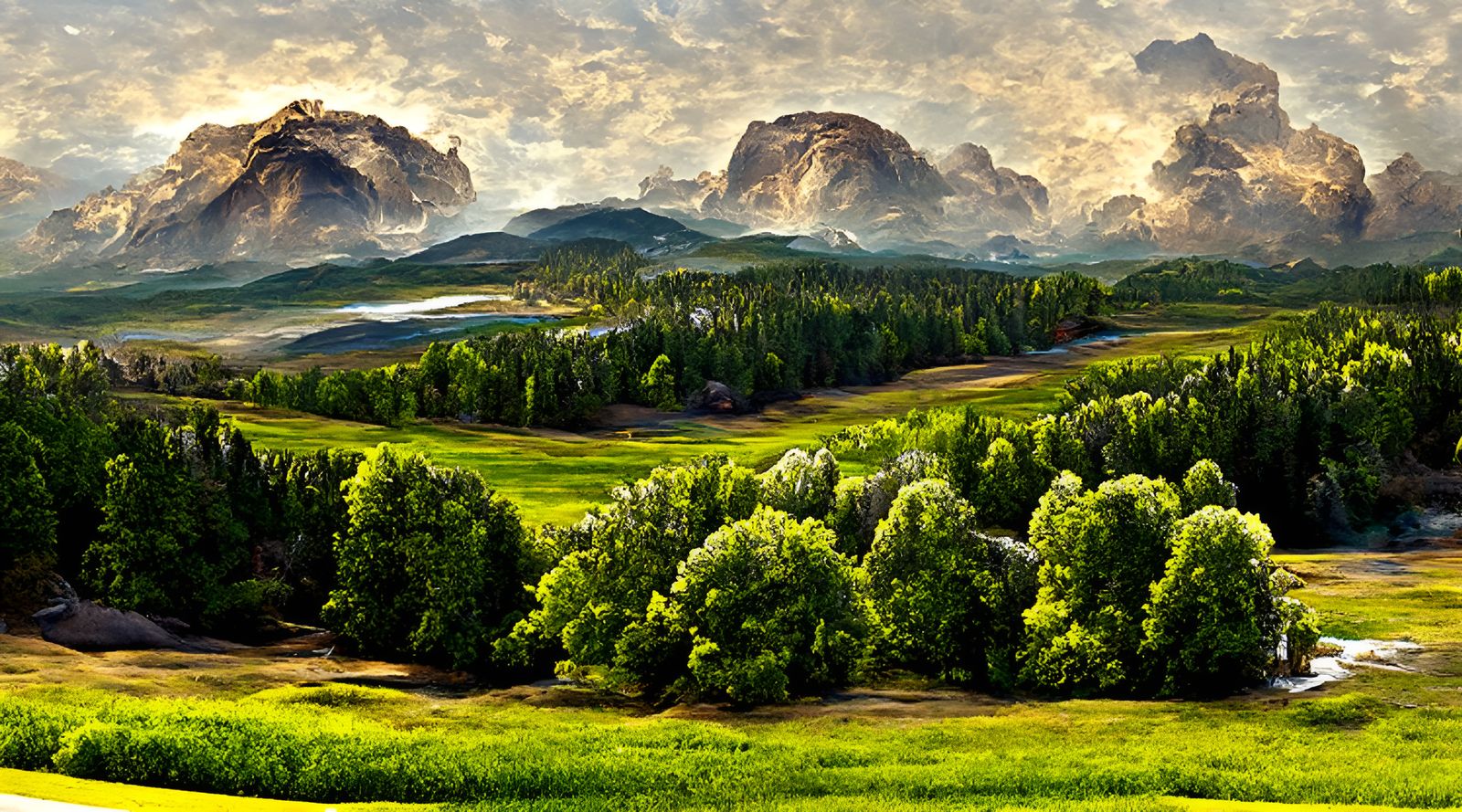 Detailed Landscape Vista in High Resolution