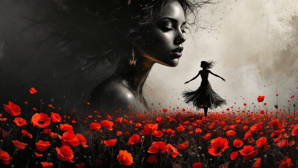 Poppy Field Dance: Baroque Drama Meets Street Art