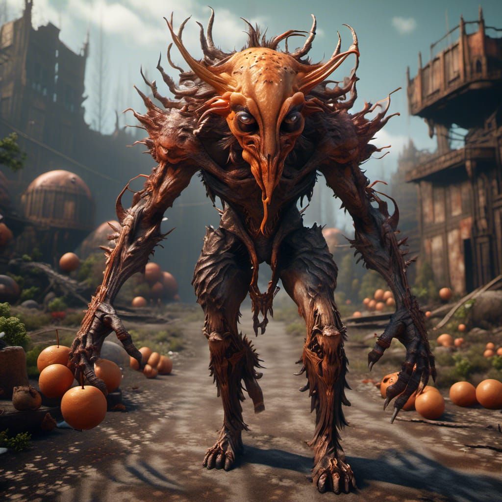 Post-Apocalyptic Encounter with Mythical Creature