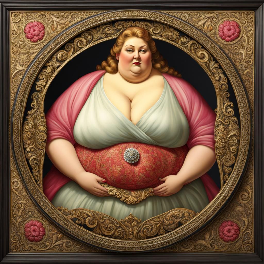 Empowering Image of a Plus-Size Woman