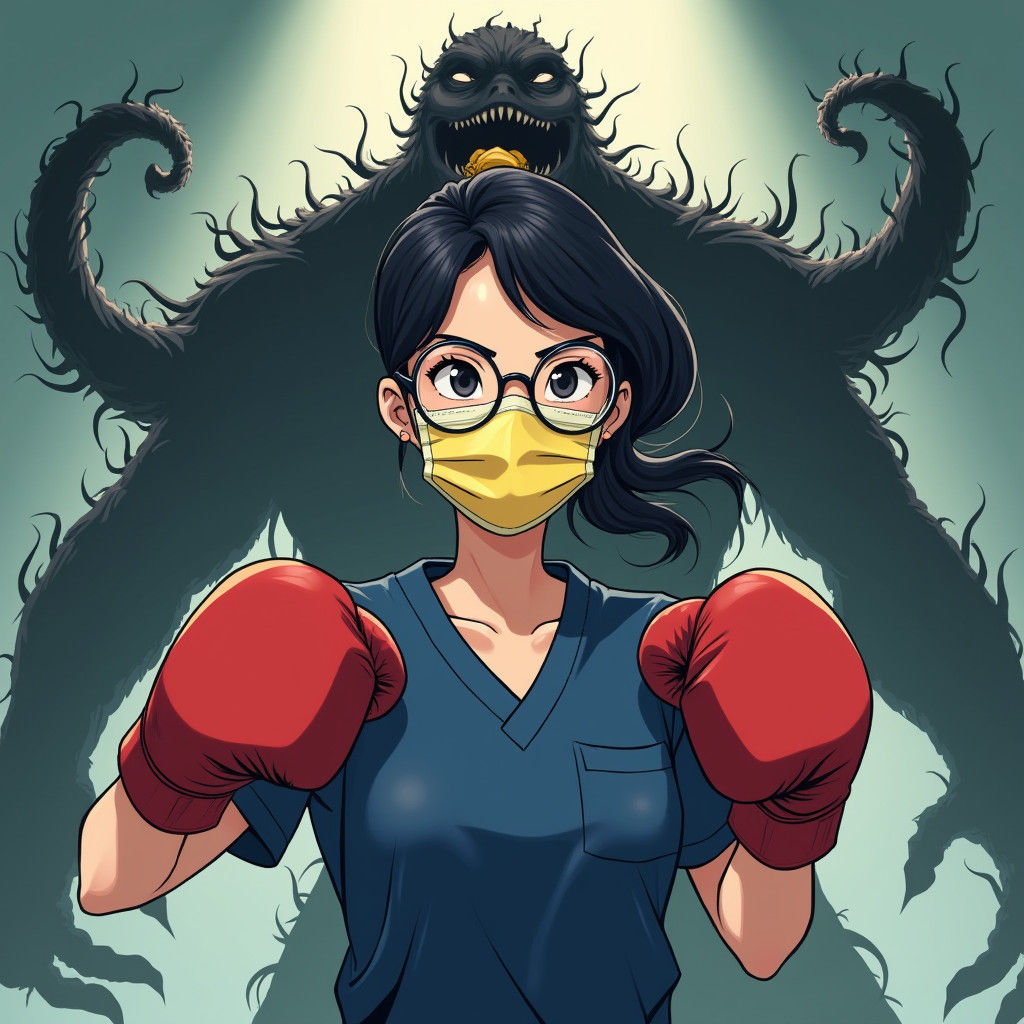 Anime Dentist Battles Cancer with Boxing Gloves