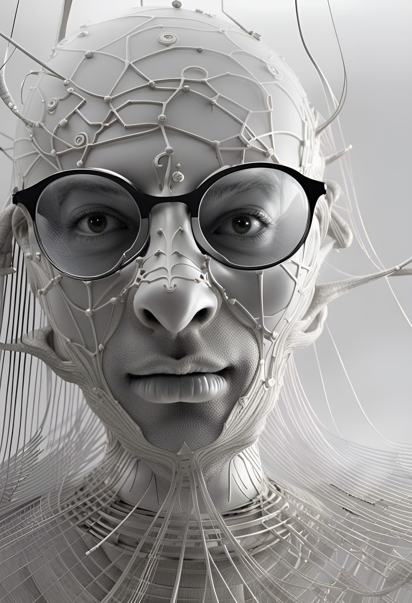 Extraterrestrial Fashion Show in Hyperrealistic Style
