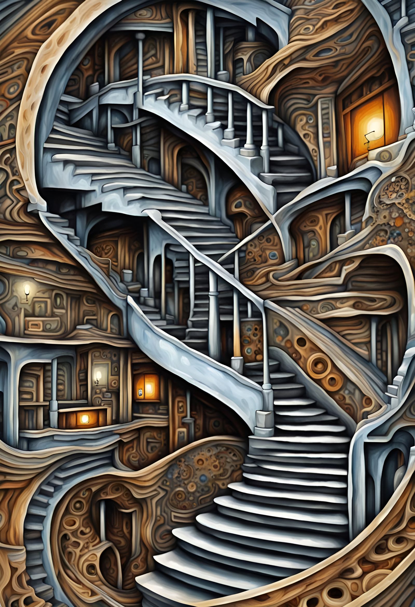 Photography of Amazing intricate complex convoluted optical ...