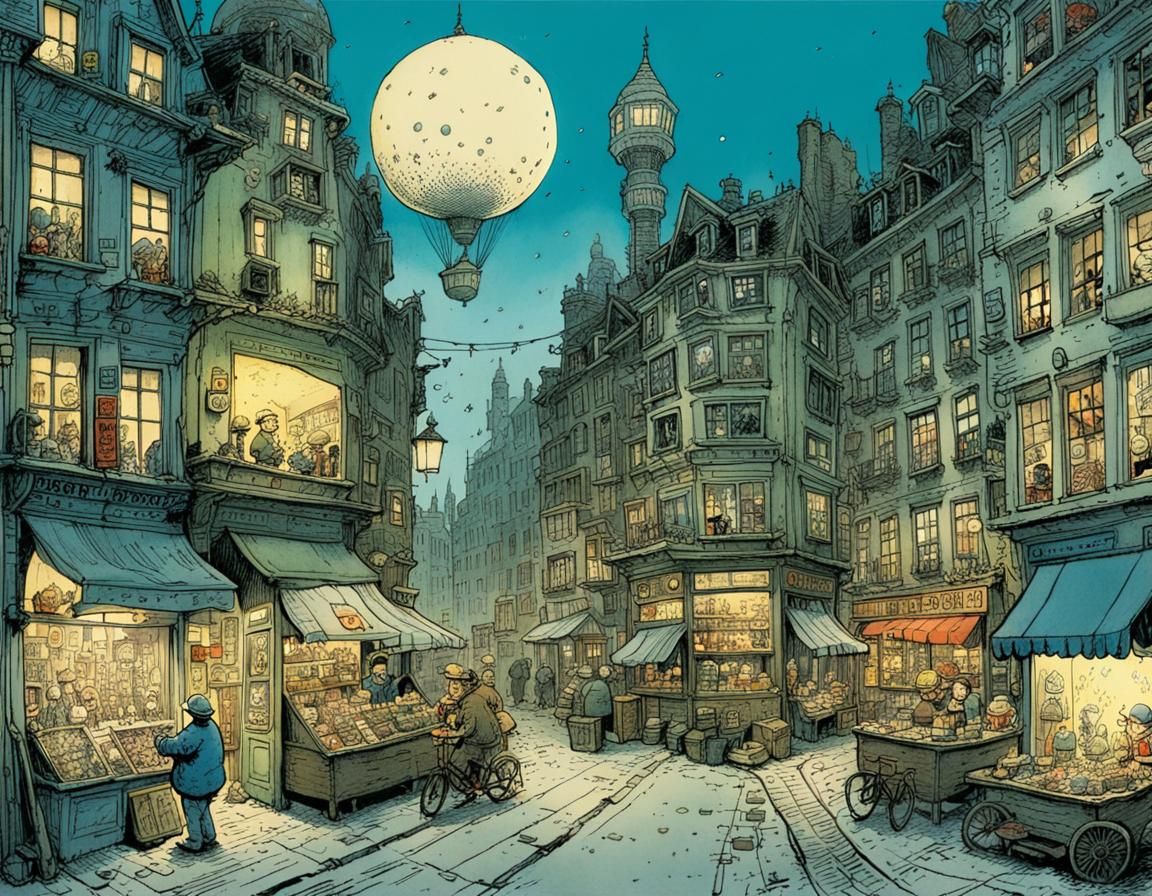 AI Image in Style of Comic Illustration