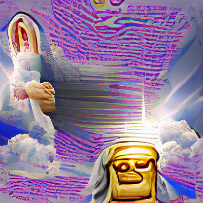 AI Generated Deity Portrait