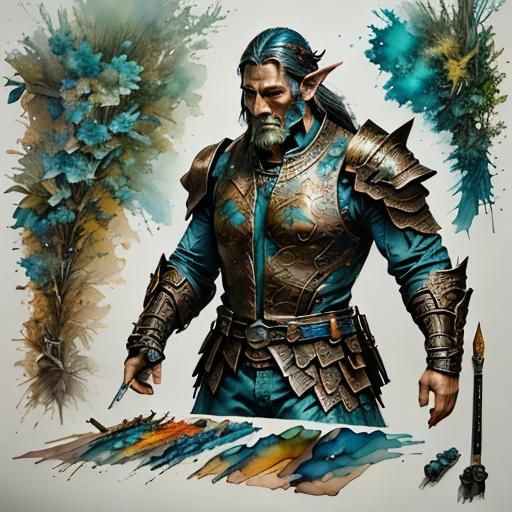 Orc Armor Concept Art from Skyrim