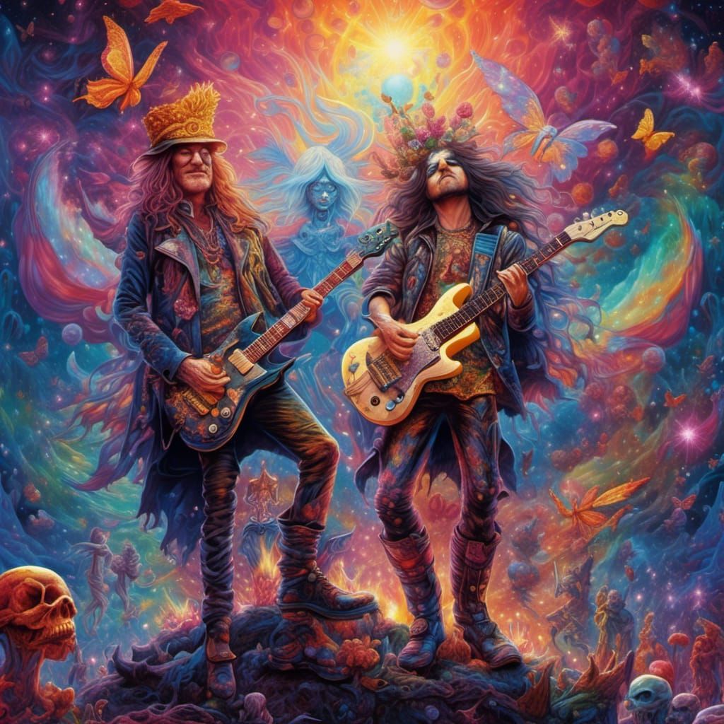 LSD Fairies Dancing: A Psychedelic Astral Vision