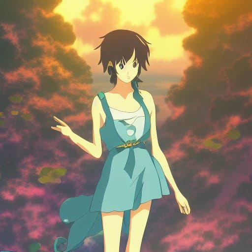Magical Popstar in Anime Key Visual Style