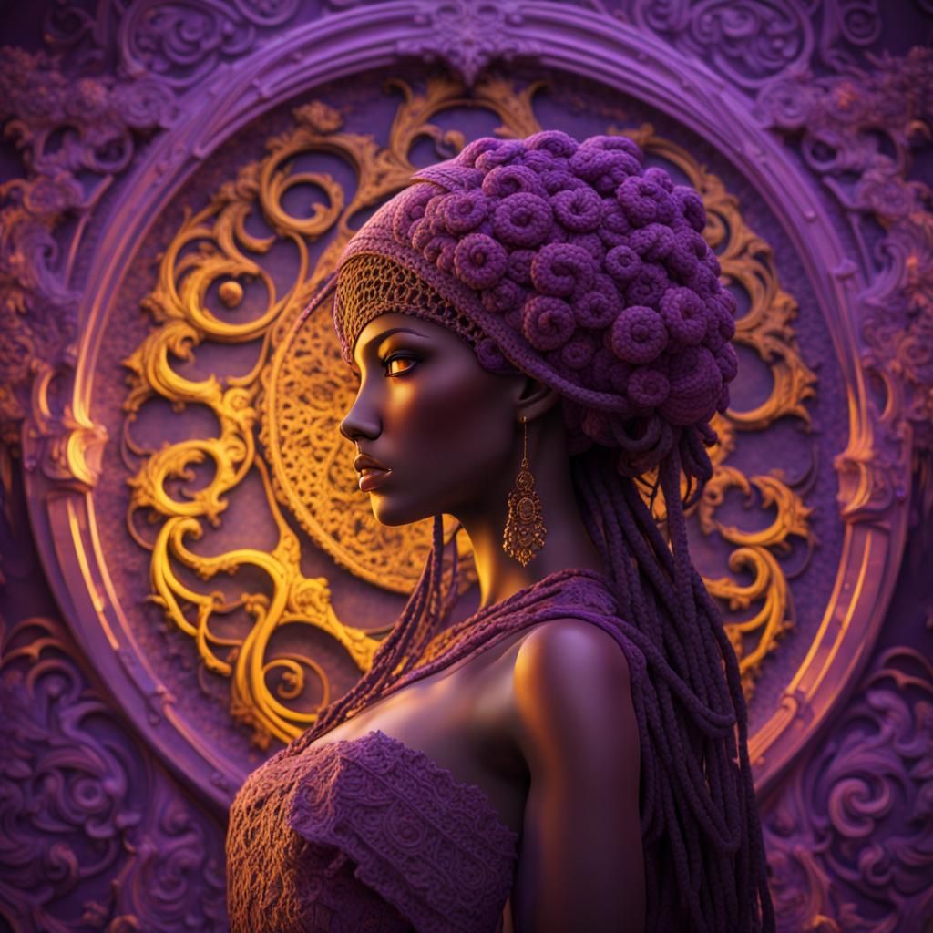 Dark Fantasy Crochet Art in Unreal Engine