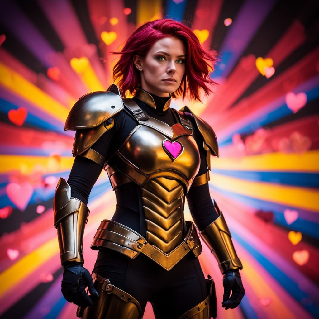 Cosplay Goddess in Epic Saiyan Armor