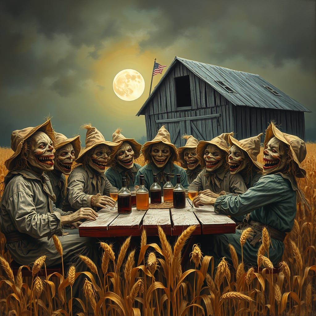 🥇scarecrows' night off