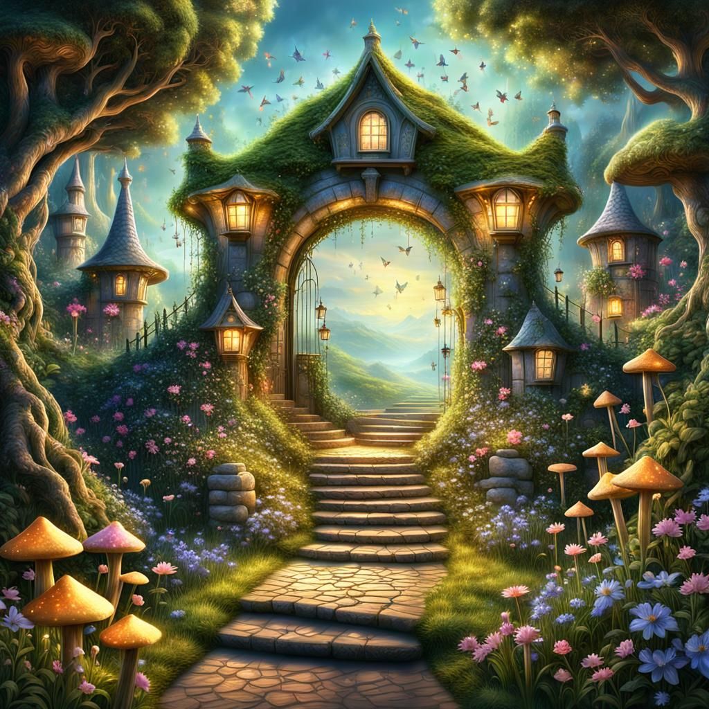 Magical Gateway to a Fairy Village