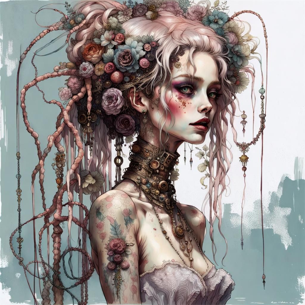 Portrait of Lucinda in Watercolour