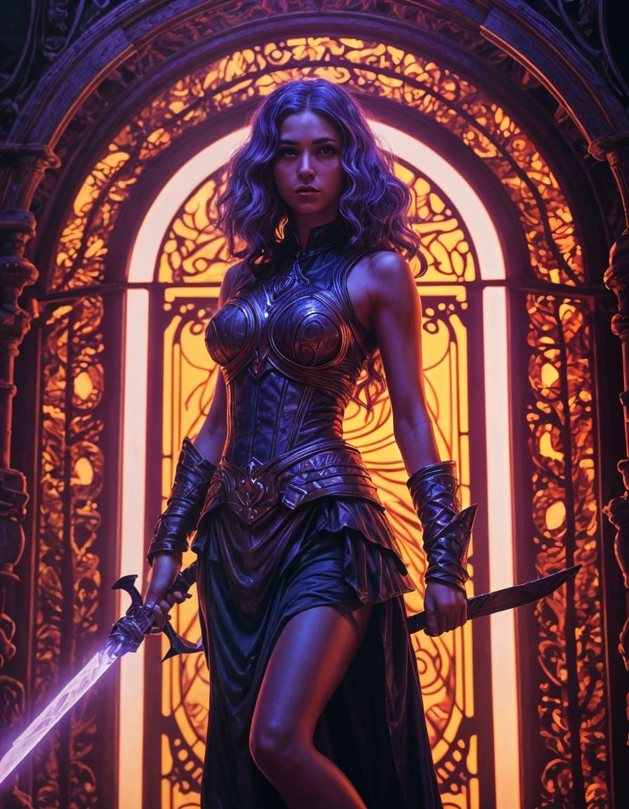 Demon Woman Emerges From Hell Portal