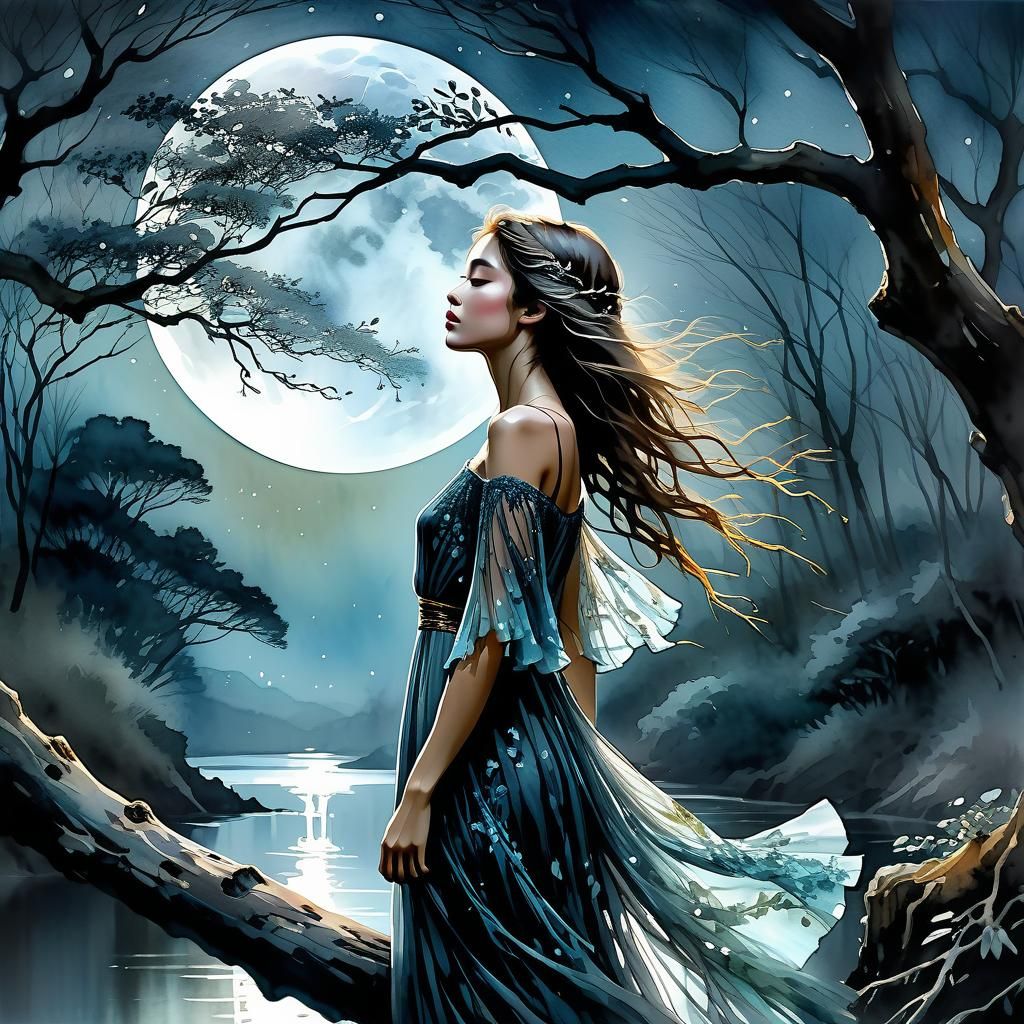 Drinking in the Moody Moon