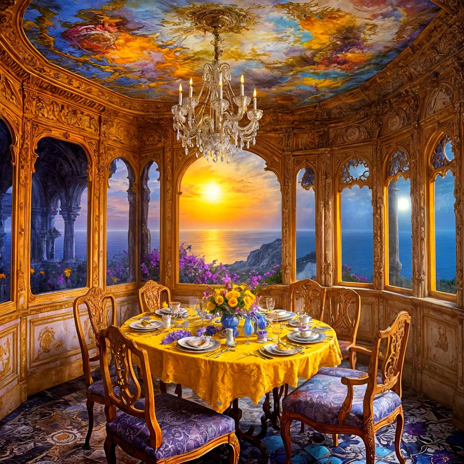 Breakfast With A View.