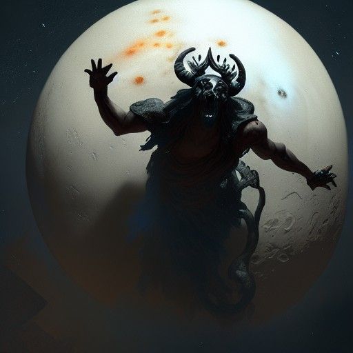 Pluto, God of the Underworld: Dark Fantasy Concept Art